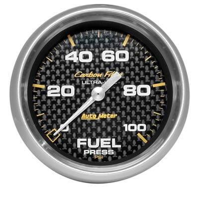 AutoMeter AutoMeter Carbon Fiber Ultra-Lite Analog Gauges 4863 Autofit