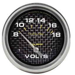 AutoMeter AutoMeter Carbon Fiber Ultra-Lite Analog Gauges 4891 Autofit