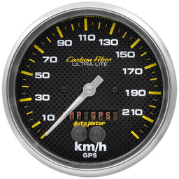AutoMeter AutoMeter Carbon Fiber Ultra-Lite GPS-Enabled Speedometers 4881-M Autofit