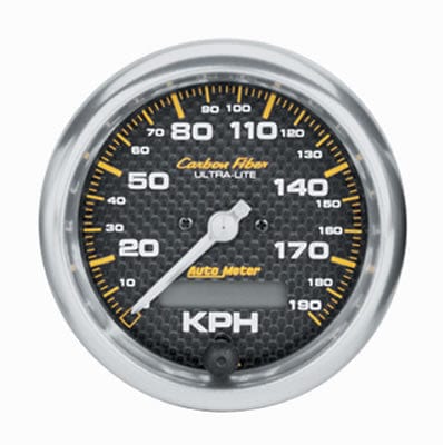 AutoMeter AutoMeter Carbon Fiber Ultra-Lite Speedometers 4787-M Autofit