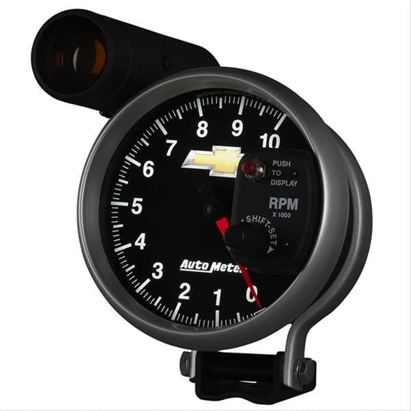 AutoMeter AutoMeter Chevy Gold Bowtie Analog Shift-Lite Tachometers 880445 Autofit