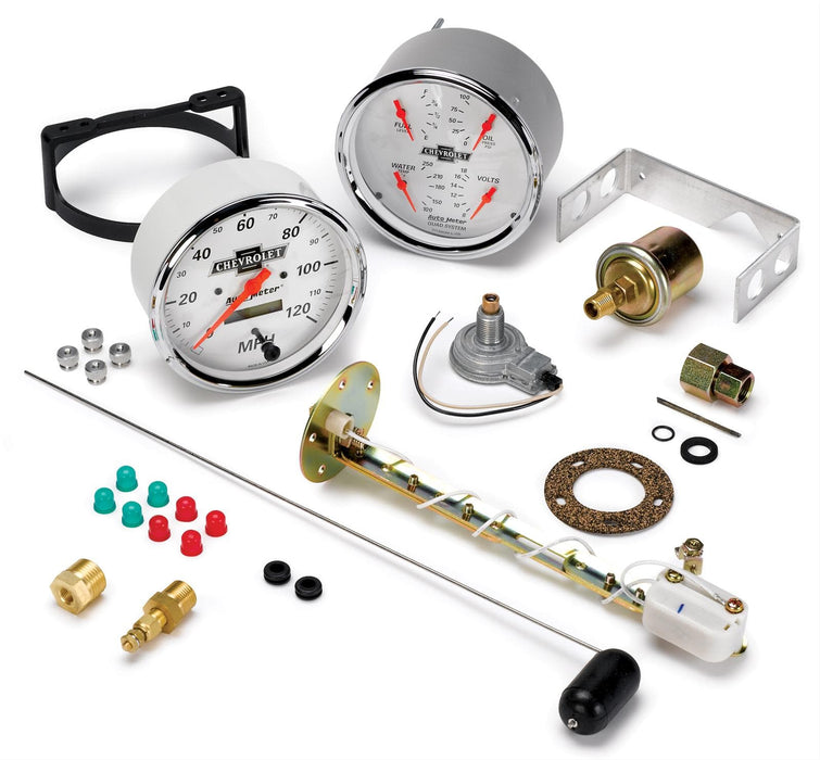 AutoMeter AutoMeter Chevy Vintage Analog Gauge Kits 1303-00408 Autofit