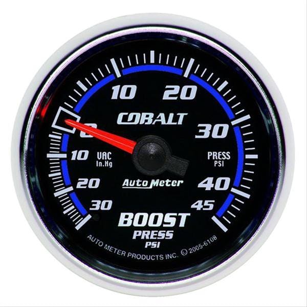 AutoMeter AutoMeter Cobalt Analog Gauges 6108 Autofit