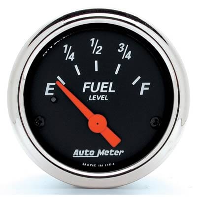 AutoMeter AutoMeter Designer Black Analog Gauges 1424 Autofit