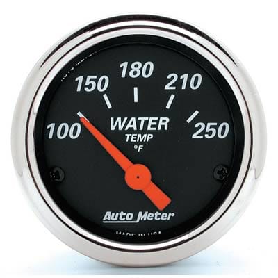 AutoMeter AutoMeter Designer Black Analog Gauges 1436 Autofit