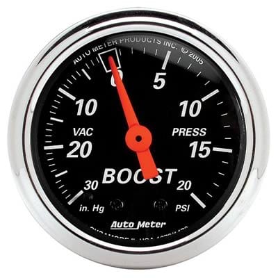 AutoMeter AutoMeter Designer Black Analog Gauges 1471 Autofit