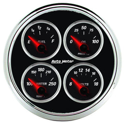 AutoMeter AutoMeter Designer Black II Analog Gauge Kits 1211 Autofit