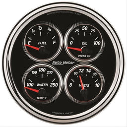AutoMeter AutoMeter Designer Black II Analog Gauge Kits 1224 Autofit
