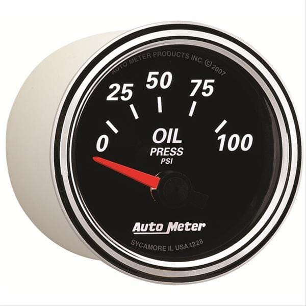 AutoMeter AutoMeter Designer Black II Analog Gauges 1228 Autofit