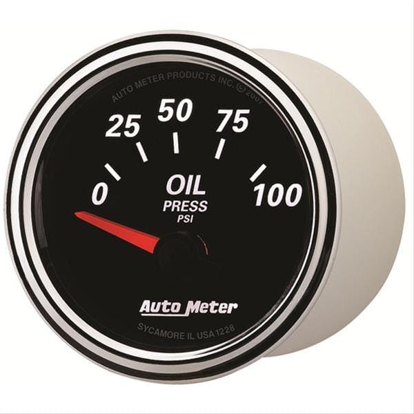 AutoMeter AutoMeter Designer Black II Analog Gauges 1228 Autofit