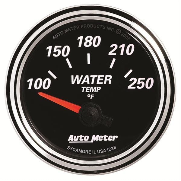 AutoMeter AutoMeter Designer Black II Analog Gauges 1238 Autofit