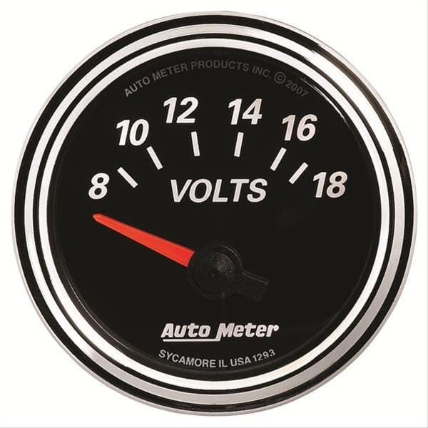 AutoMeter AutoMeter Designer Black II Analog Gauges 1293 Autofit