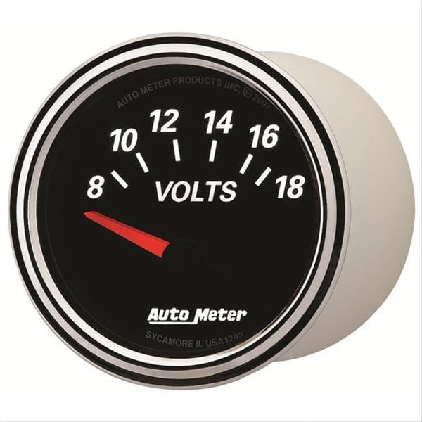 AutoMeter AutoMeter Designer Black II Analog Gauges 1293 Autofit