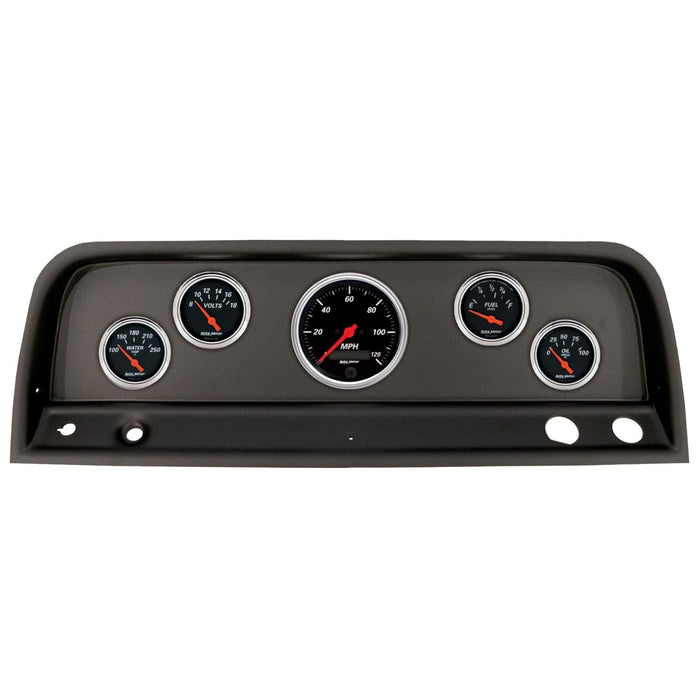 AutoMeter AutoMeter Designer Black Instrument Clusters 2109-06 Autofit