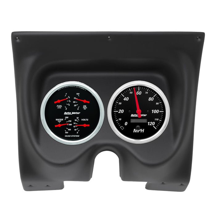 AutoMeter AutoMeter Designer Black Instrument Clusters 2129-06 Autofit