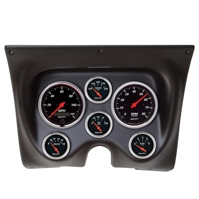 AutoMeter AutoMeter Designer Black Instrument Clusters 7020-DB Autofit