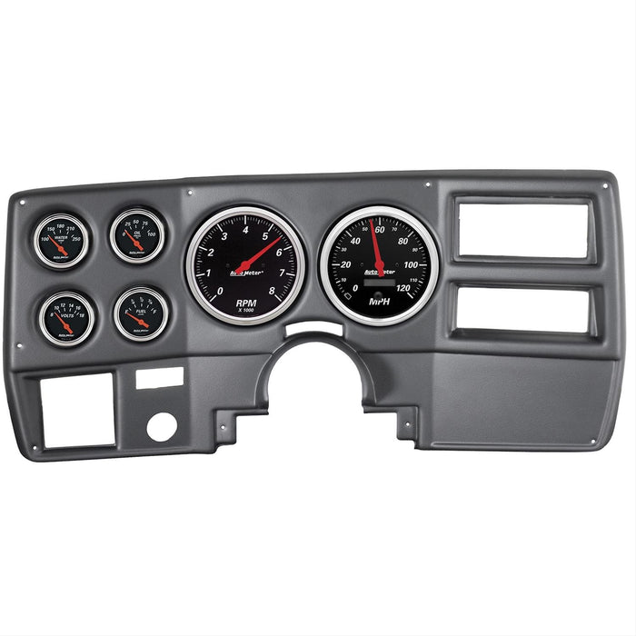 AutoMeter AutoMeter Designer Black Instrument Clusters 7027-DB Autofit