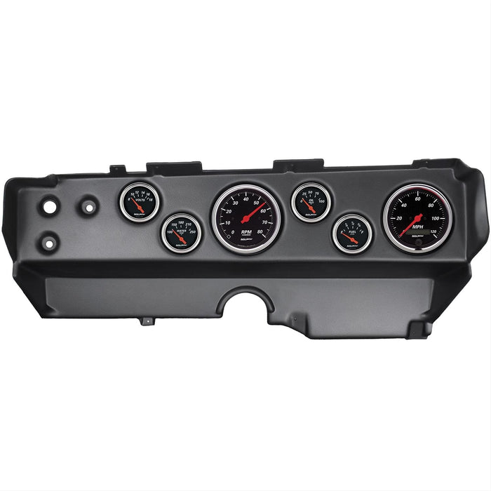 AutoMeter AutoMeter Designer Black Instrument Clusters 7029-DB Autofit