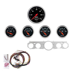 AutoMeter AutoMeter Designer Black Instrument Clusters 7035-DB Autofit