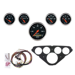 AutoMeter AutoMeter Designer Black Instrument Clusters 7049-DB Autofit
