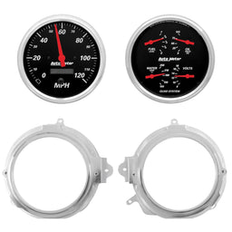 AutoMeter AutoMeter Designer Black Instrument Clusters 7050-06 Autofit
