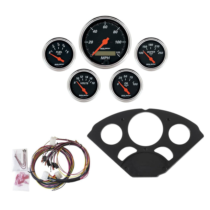 AutoMeter AutoMeter Designer Black Instrument Clusters 7055-DB Autofit