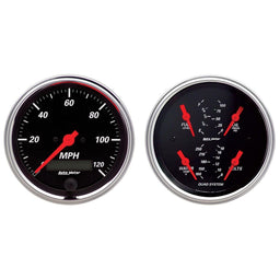 AutoMeter AutoMeter Designer Black Series Analog Gauge Kits 1408 Autofit