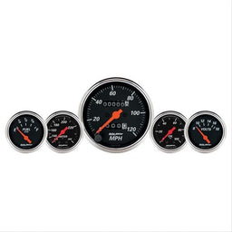 AutoMeter AutoMeter Designer Black Series Analog Gauge Kits 1440 Autofit