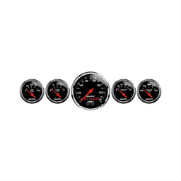 AutoMeter AutoMeter Designer Black Series Analog Gauge Kits 1450 Autofit