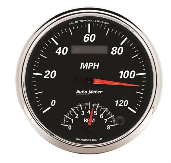 AutoMeter AutoMeter Designer Black Series Speedometers 1291 Autofit