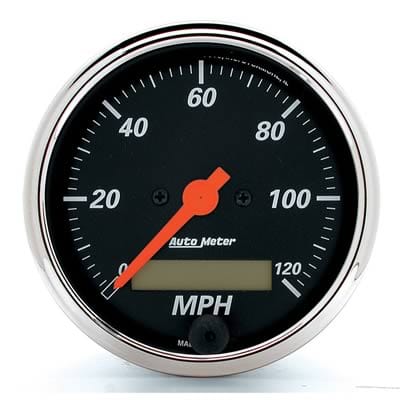 AutoMeter AutoMeter Designer Black Series Speedometers 1487 Autofit