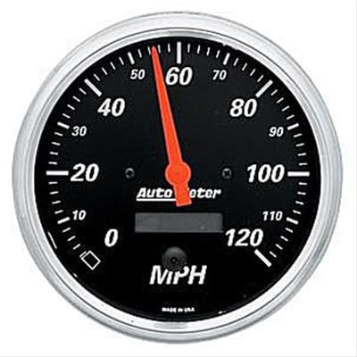 AutoMeter AutoMeter Designer Black Series Speedometers 1489 Autofit