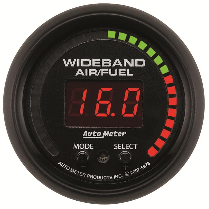 AutoMeter AutoMeter ES Series Wideband Air/Fuel Gauges 5978 Autofit