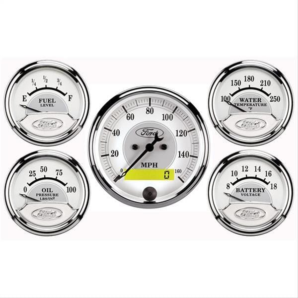 AutoMeter AutoMeter Ford Masterpiece Analog Gauge Kits 880087 Autofit