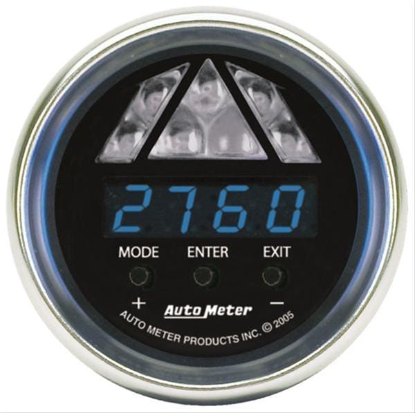AutoMeter AutoMeter Level 1 Cobalt Digital Pro Shift Light Gauges 6187 Autofit