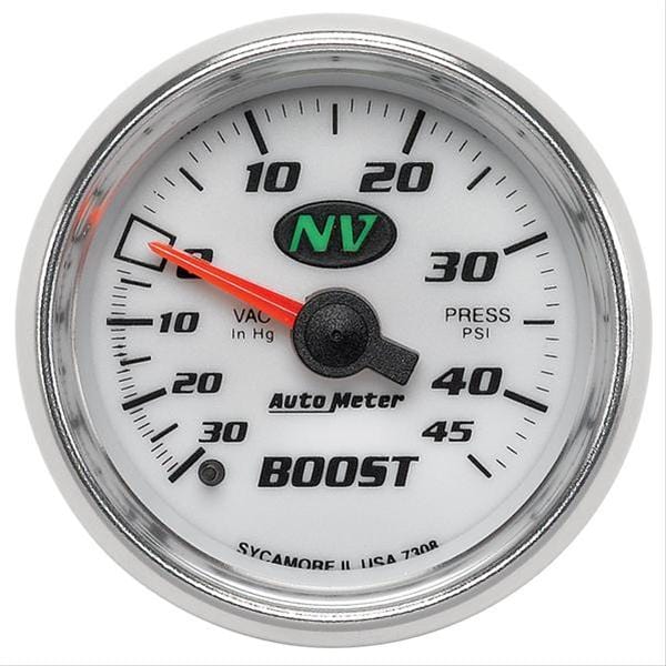 AutoMeter AutoMeter NV Series Analog Gauges 7308 Autofit