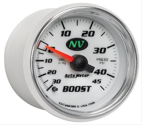AutoMeter AutoMeter NV Series Analog Gauges 7308 Autofit