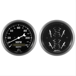 AutoMeter AutoMeter Old Tyme Black Series Analog Gauge Kits 1700 Autofit