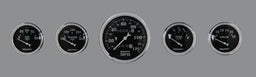 AutoMeter AutoMeter Old Tyme Black Series Analog Gauge Kits 1708 Autofit