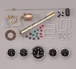AutoMeter AutoMeter Old Tyme Black Series Analog Gauge Kits 1709 Autofit