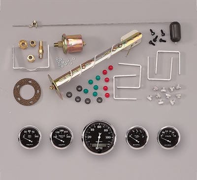 AutoMeter AutoMeter Old Tyme Black Series Analog Gauge Kits 1709 Autofit