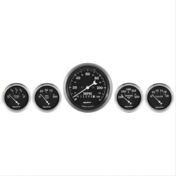 AutoMeter AutoMeter Old Tyme Black Series Analog Gauge Kits 1740 Autofit