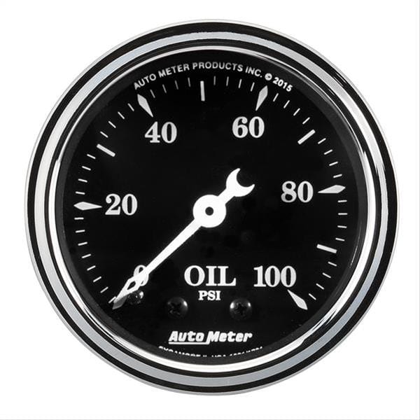 AutoMeter AutoMeter Old Tyme Black Series Analog Gauges 1721 Autofit