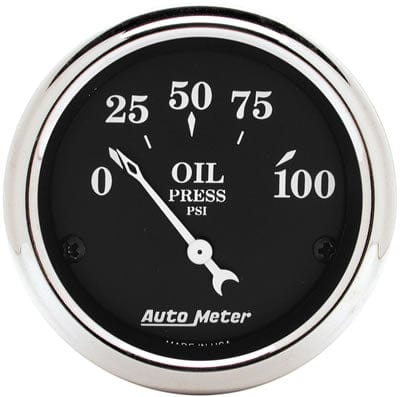 AutoMeter AutoMeter Old Tyme Black Series Analog Gauges 1727 Autofit