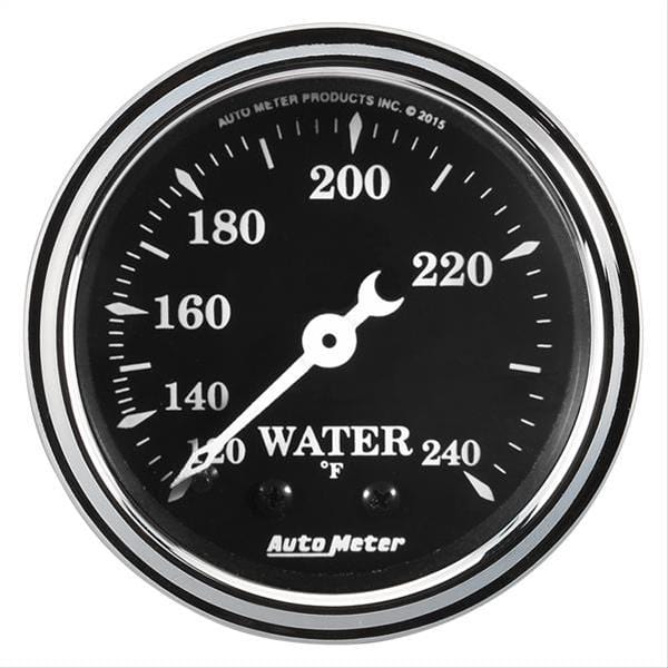 AutoMeter AutoMeter Old Tyme Black Series Analog Gauges 1733 Autofit