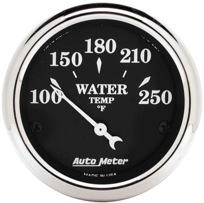 AutoMeter AutoMeter Old Tyme Black Series Analog Gauges 1737 Autofit
