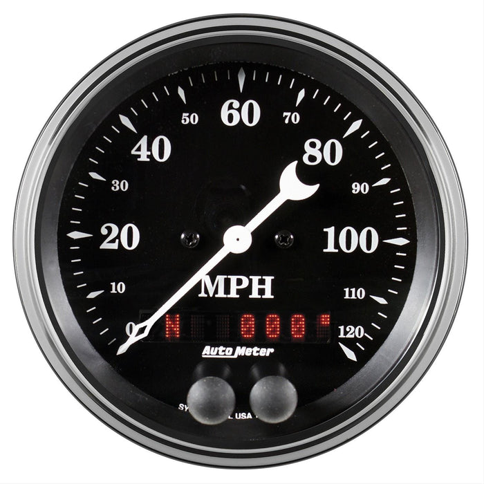 AutoMeter AutoMeter Old Tyme Black Series GPS-Enabled Speedometers 1749 Autofit