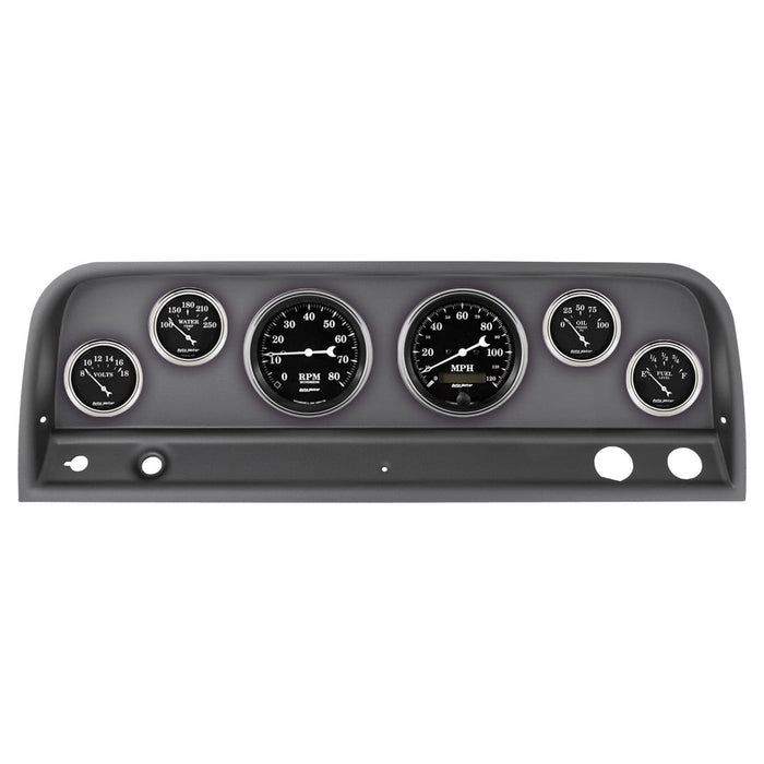 AutoMeter AutoMeter Old Tyme Black Series Instrument Clusters 2128-07 Autofit