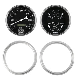 AutoMeter AutoMeter Old Tyme Black Series Instrument Clusters 7039-07 Autofit