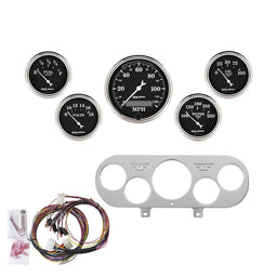 AutoMeter AutoMeter Old Tyme Black Series Instrument Clusters 7044-OTB Autofit